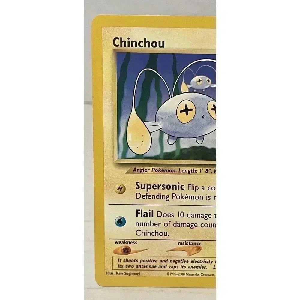 Chinchou Neo Genesis Set 55/111 Vintage Pokemon Card 2000 WOTC Non Halo LP‎